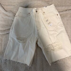 NWT Mango women’s high waist bermuda shorts - size 6